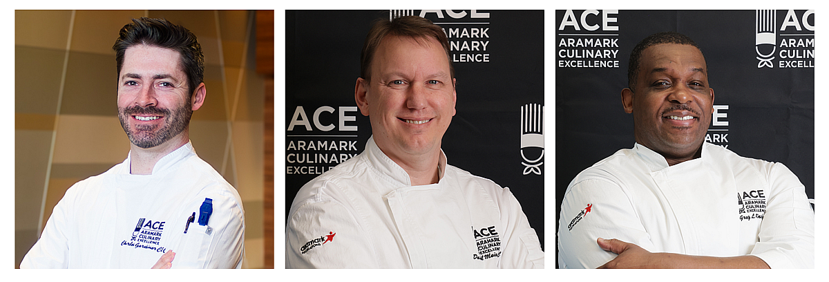 3 chefs from Aramark Destinations